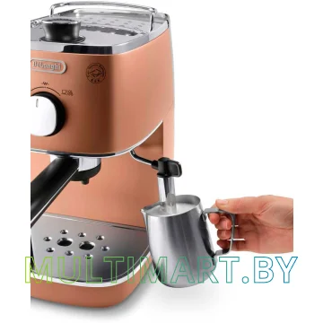 Рожковая помповая кофеварка DeLonghi ECI 341.CP картинка 4